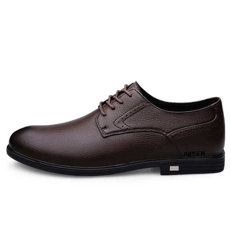 AIPSEN AIPSEN Dress Shoes Men's Low Top Brown
