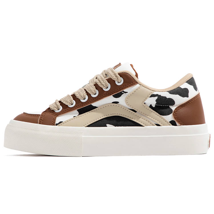 TUOPIN Synthetic Leather Slip Resistant Low top Skateboard Shoes Women's