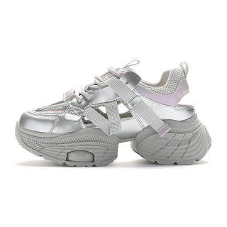 XI NUO WANG Athleisure Breathable Lightweight Breathable And Lightweight Low top Chunky Sneakers Women's