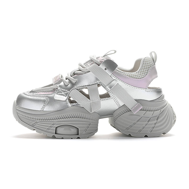 XI NUO WANG Athleisure Breathable Lightweight Breathable And Lightweight Low top Chunky Sneakers Women's