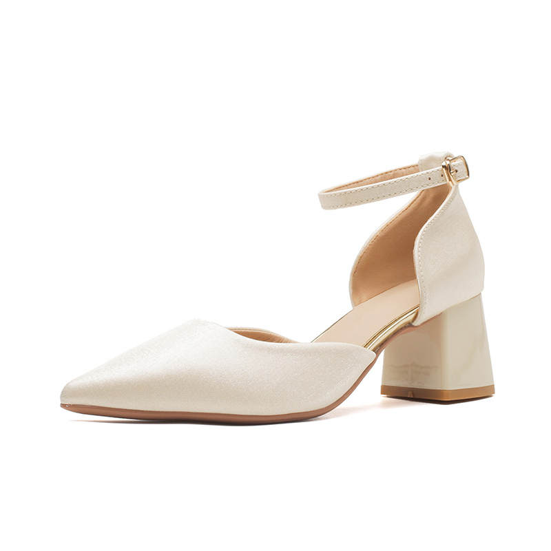 Bamiti Chunky Heel High Heels 5CM Women's