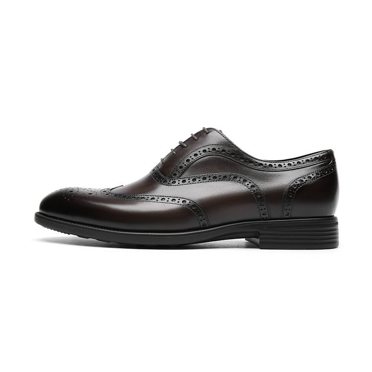 GOLDLION Dress Shoes Men's Low Top Brown/Black