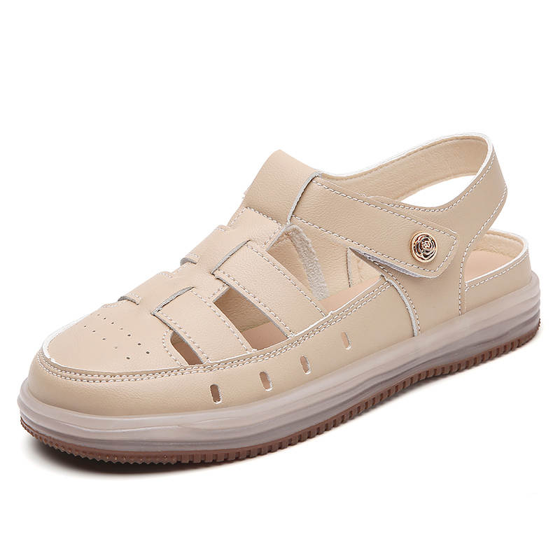 Reivantix Reivanti Pu Roman Sandals Women's Apricot
