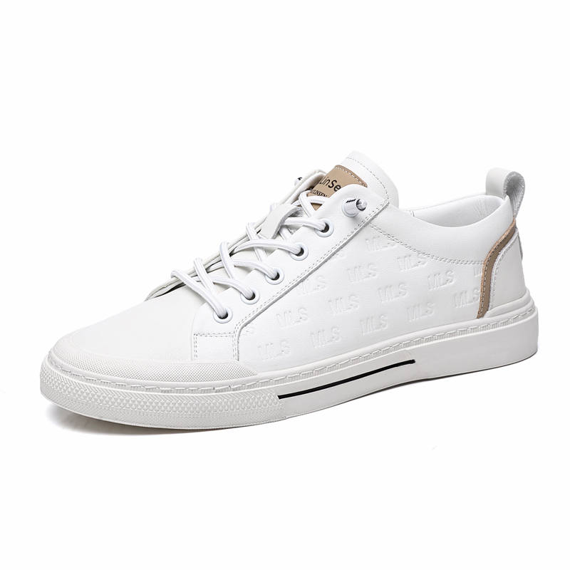 Mulinsen Cow Split Leather Low top Skateboard Shoes Men's
