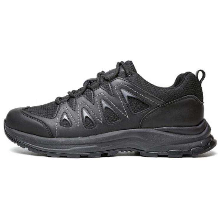 3515 Textile, Cow Leather Cushioning Low top Casual Shoes Men's Black
