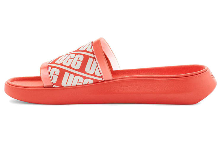 UGG UGG Ruette Beach Orange Red Slippers Women's
