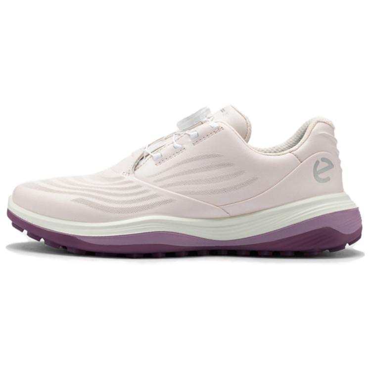 Ecco Super Light 1 Cow Leather Low top Golf Shoes Women's Pink White