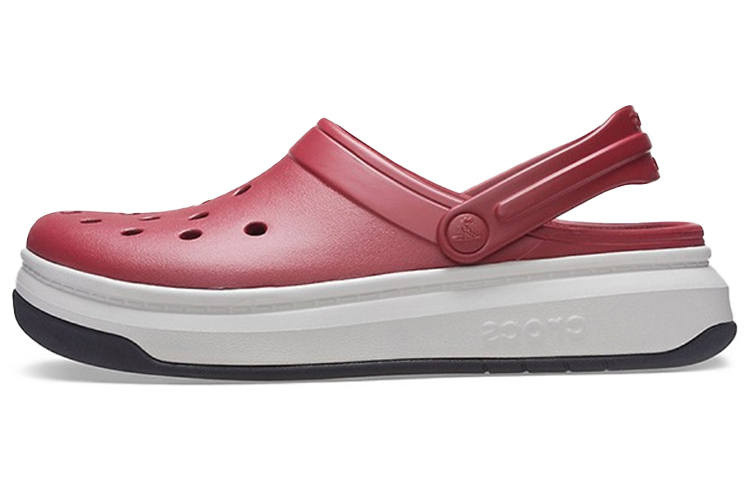 Crocs Crocs band Full Force Thick Sole Sandals Red White