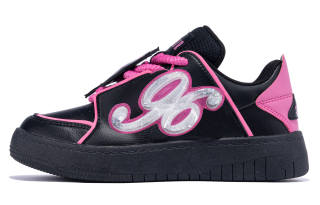 SEMIR Low top Skateboard Shoes Women's Black Rose Red