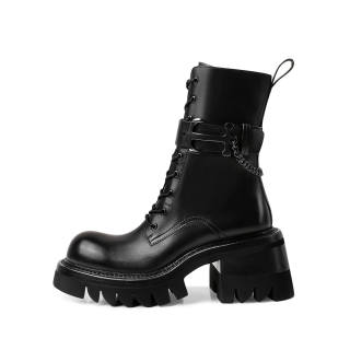 HAOYASENNU Ankle Boots Women's Black