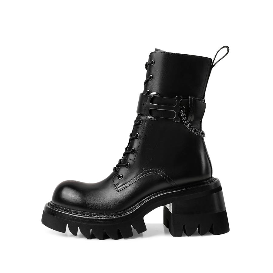 HAOYASENNU Ankle Boots Women's Black
