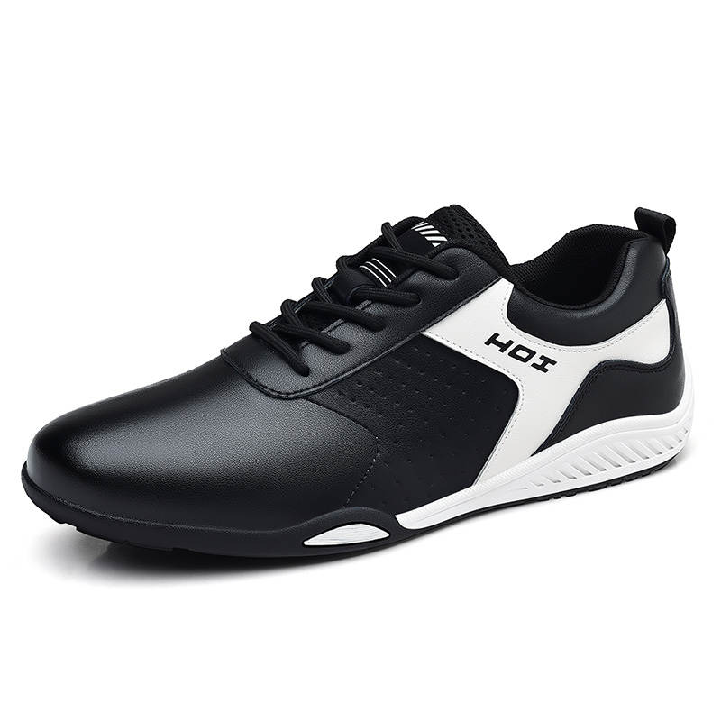 EGCHI Synthetic Leather Abrasion Resistant Abrasion Resistant Low top Casual Shoes Men's