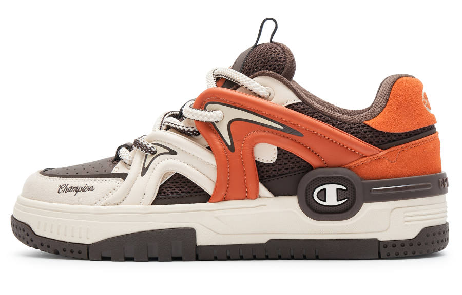 Champion Soaring Cloud Karst Skate Skateboard Shoes Men's Orange