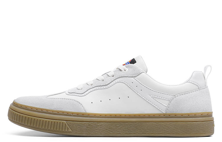 Dickies Dickies Microfiber Leather Low top Skateboard Shoes Men's White