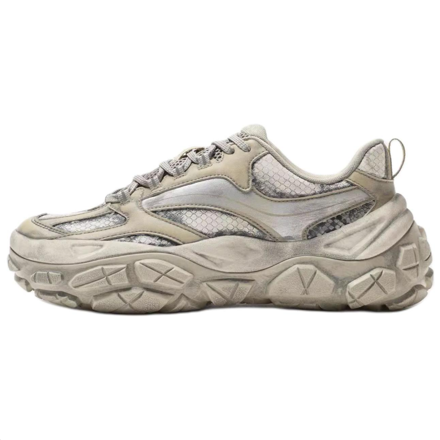 ZARA New Year Pu Low top Casual Shoes Men's Beige