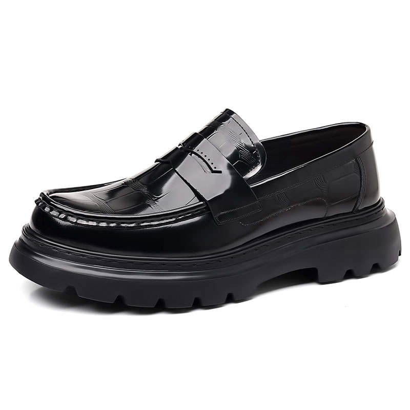 KAQIAODI Cow Leather Casual Shoes Men's