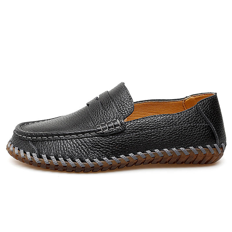 WENNAI Men's Casual Shoes Men's Low Top Black