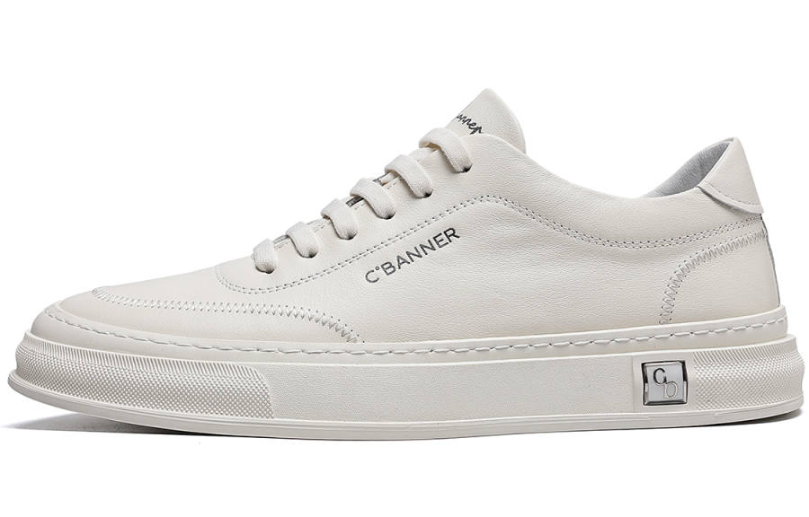 C°BANNER Stylish Skateboarding Shoes Men's White