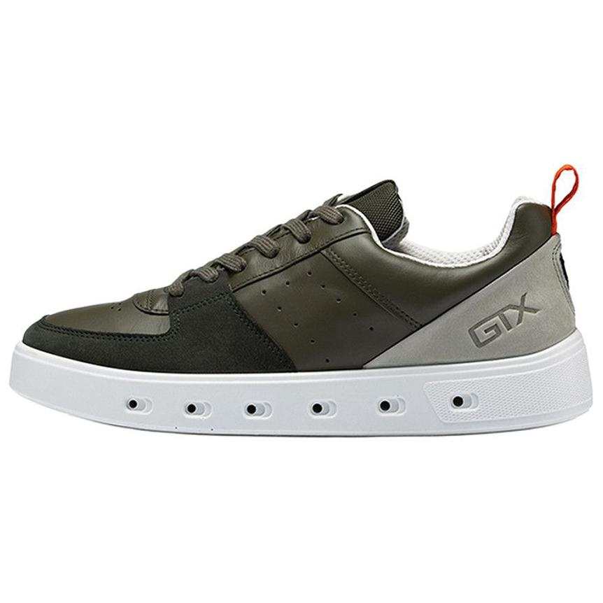 Ecco Cow Leather Slip Resistant Slip Resistant Low top Skateboard Shoes Men's Green