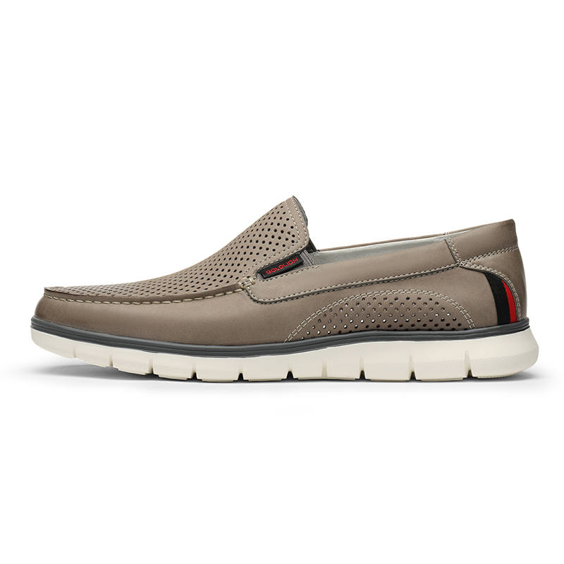 GOLDLION Cow Leather Slip Resistant, Breathable, And Lightweight Slip Resistant, Breathable, Lightweight Low top