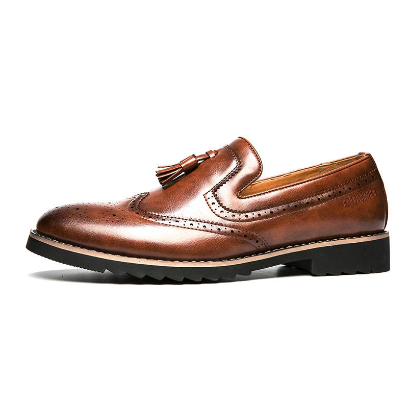 DUNNU Men's Casual Shoes Men's Low Top Black