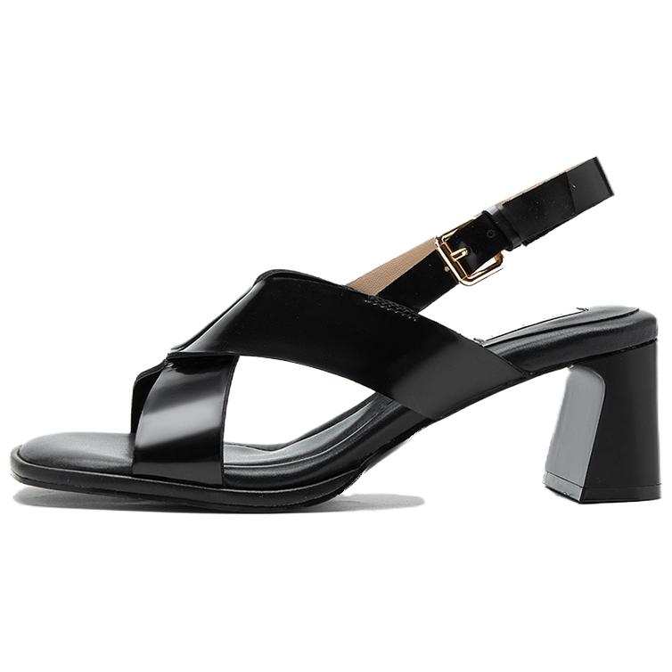 NINE WEST Cow Leather One Strap Sandals Women's