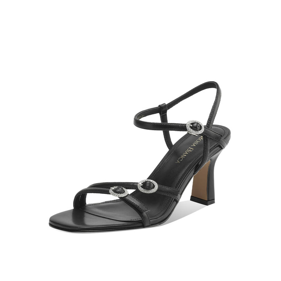 Rosa Bianca Sheepskin One Strap Sandals Women's