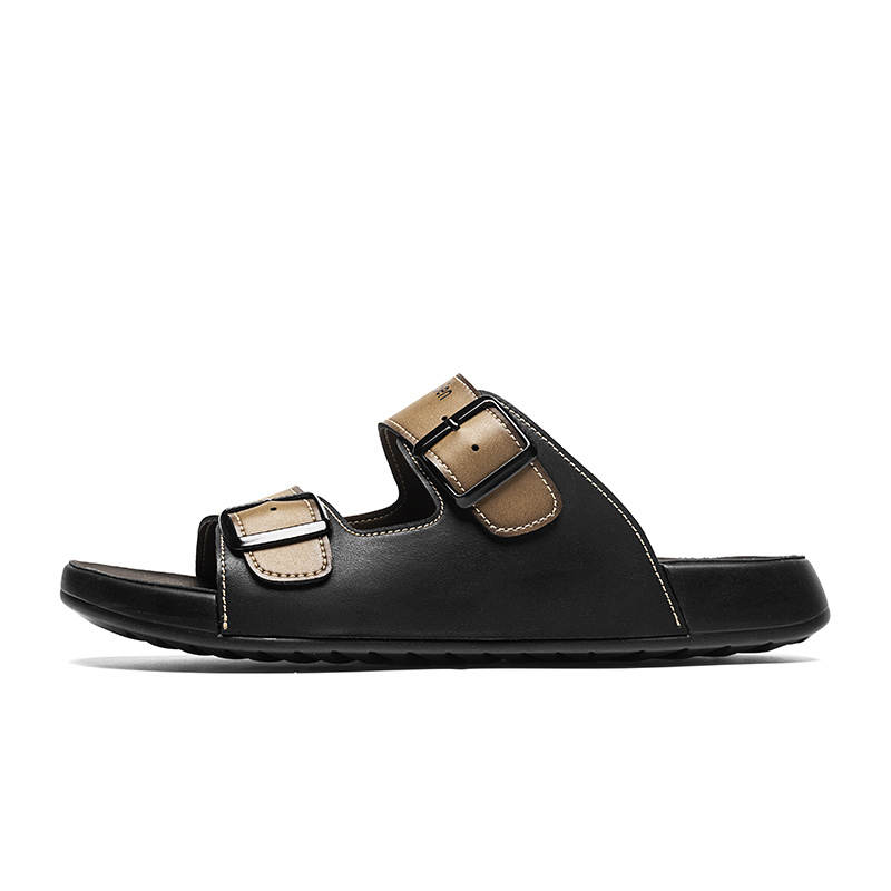 Mulinsen Slip Resistant Abrasion Resistant Slip Resistant Abrasion Resistant Slide Slippers Men's