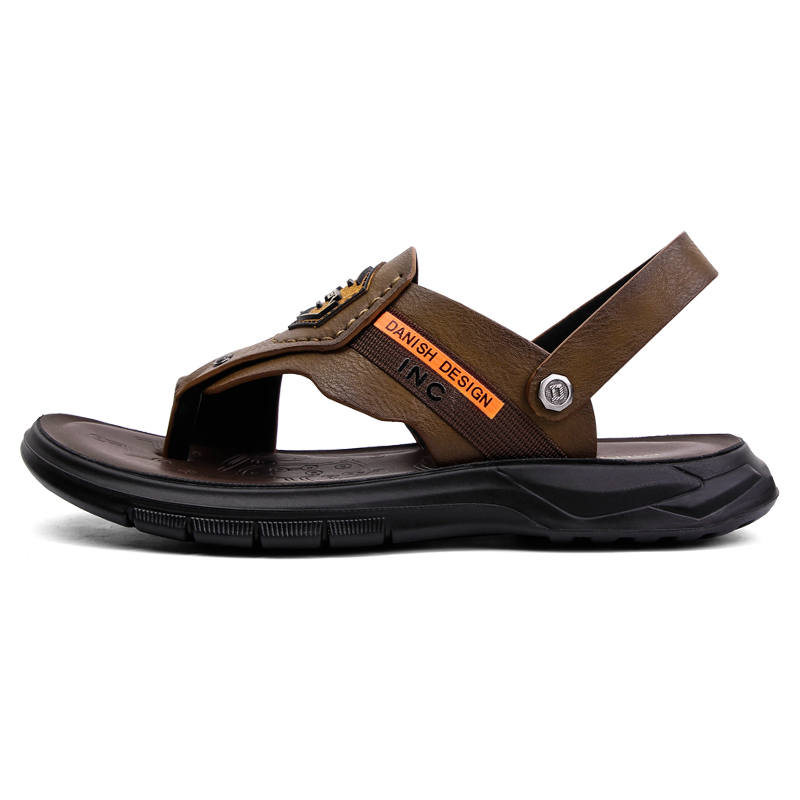 PALMPOLO Beach Sandals Men's Khaki