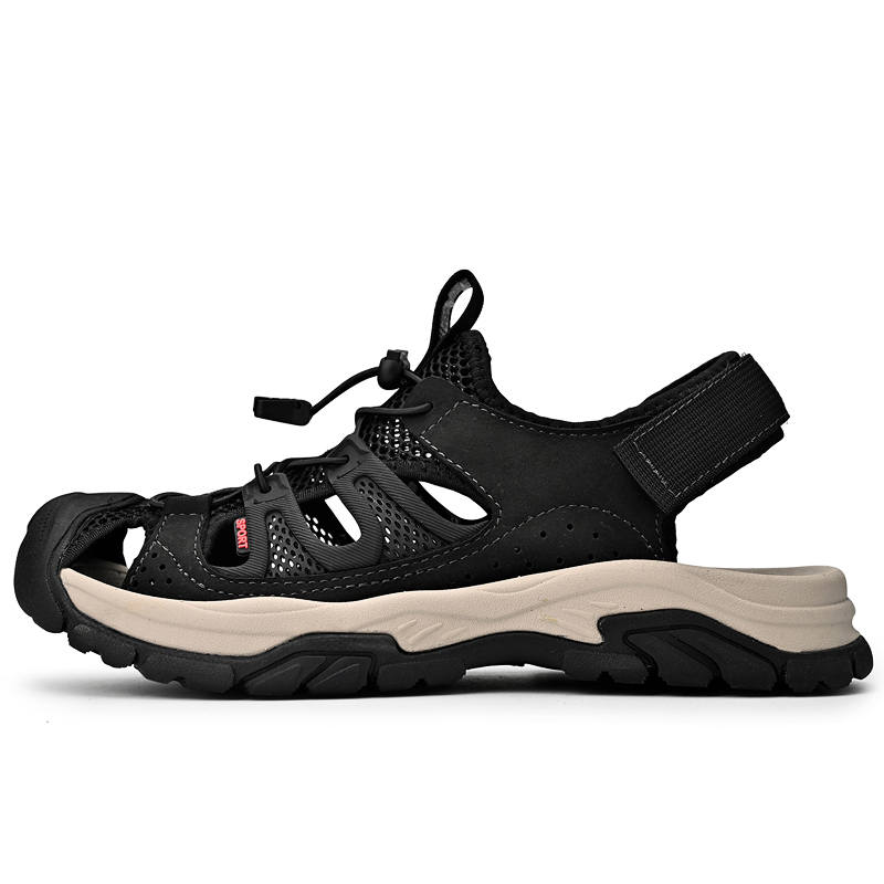 JIGONGYANG River Trekking Shoes Men's Black/Gray/Brown