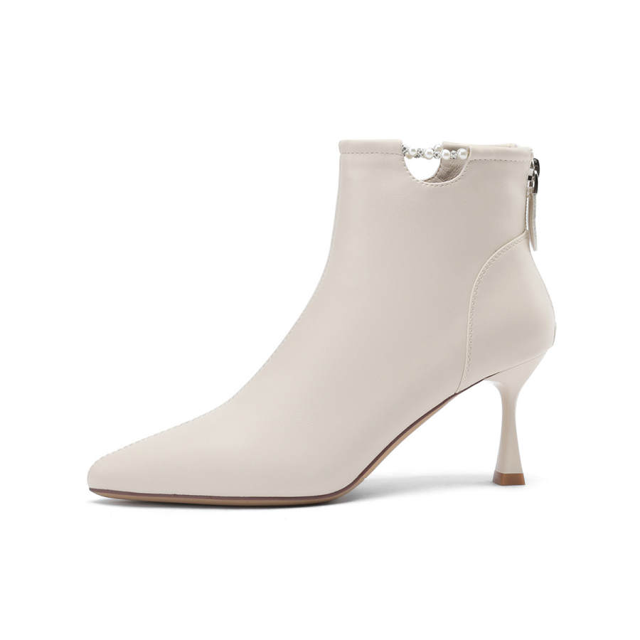 DAPHNE DAPHNE Pu Ankle Boots 7.5cm Women's