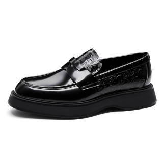 PALMPOLO Top Grain Cow Leather Loafers Men's