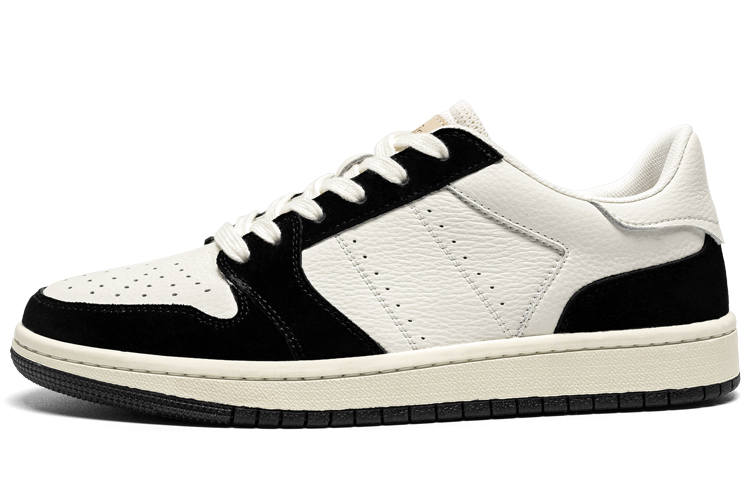 LEAVELAND Leather Stylish Skateboarding Shoes Unisex