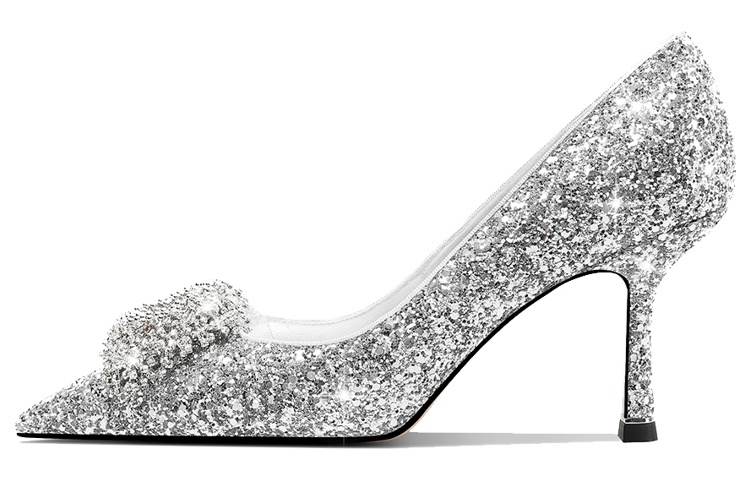 Hoov High Heels Women's Silver