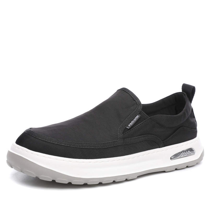 SENJIALUO Men's Casual Shoes Men's Low Top Gray