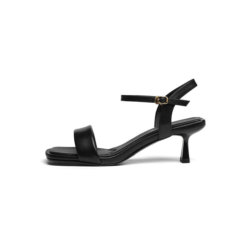 RED DRAGONFLY Sheepskin One Strap Sandals 5.7cm Women's