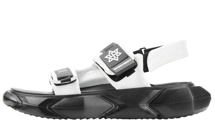 NORVINCY Mechanical Wind Seaside Squashy And Bouncy Feeling Trendy Beach Sandals