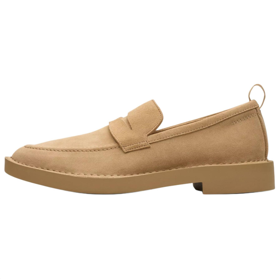 Clarks Martock Lo Leather Loafers Men's Brown