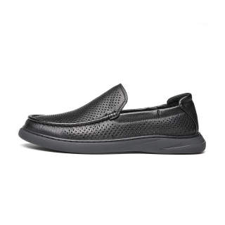 Millies MILLIE'S Sheepskin Casual Leather Shoes Men's Black