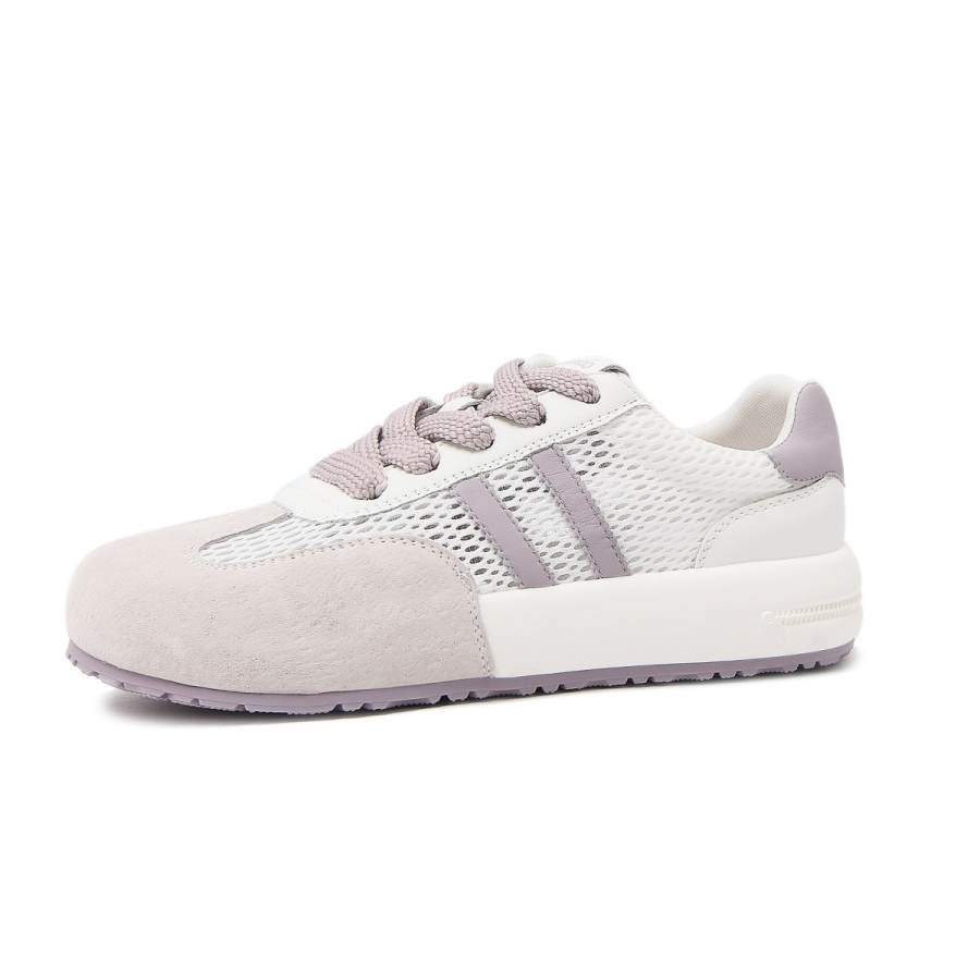 CAMEIDO Breathable Low top Casual Shoes Women's Taro Color