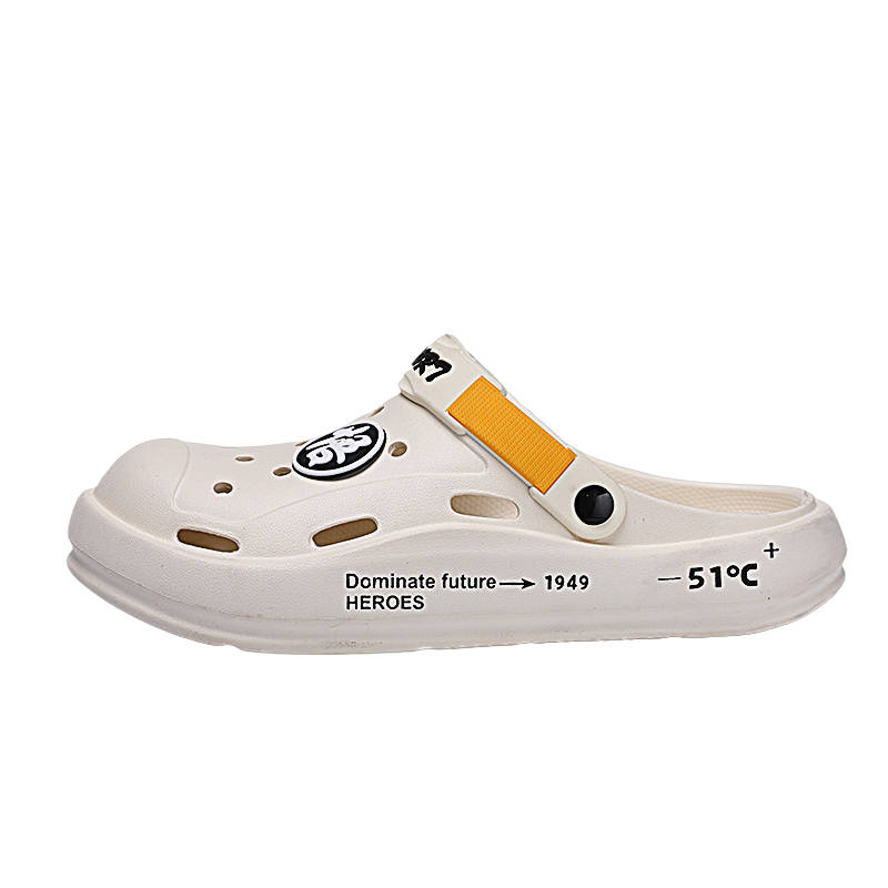 YINGLUNQISHI EVA Clogs Men's Beige