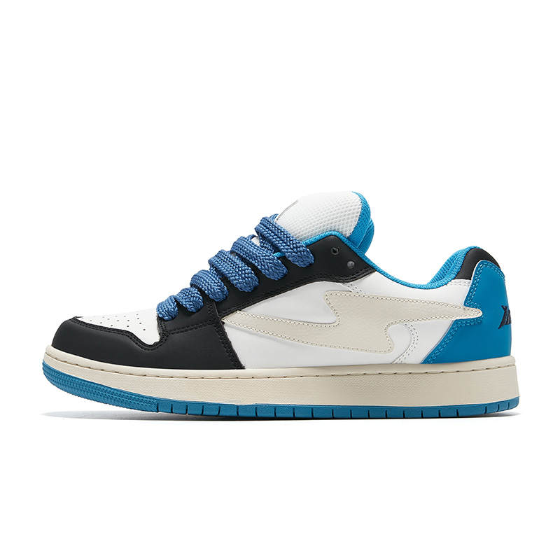 TINMUU Puffy Shoes Microfiber Leather Abrasion Resistant Abrasion Resistant Low top Skateboard Shoes Unisex
