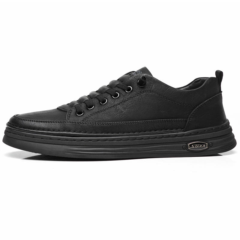 Mulinsen Cow Split Leather Low top Skateboard Shoes Men's