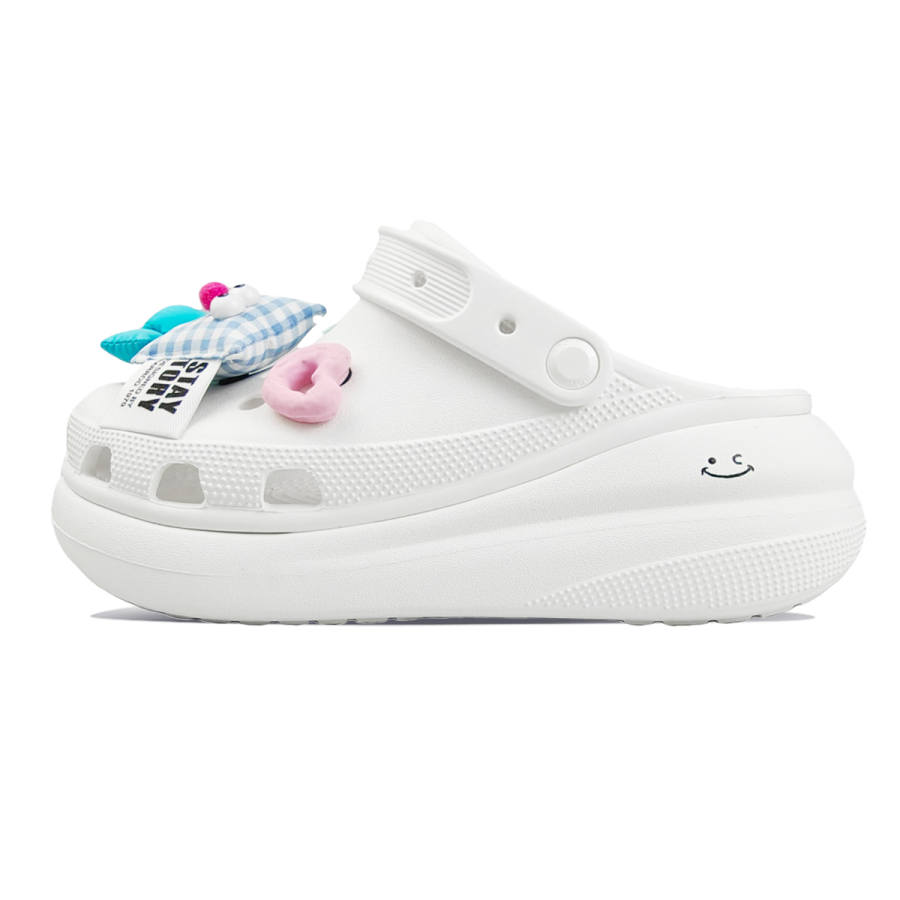 Crocs Crocs Crush Clog BNK Pillow Party EVA Clogs Unisex White