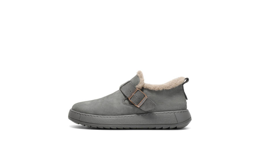 BELLE Plush Fleece Comfortable Fashion Versatile Work Boots Men's Yellow, Gray