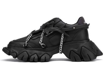 ANGEL CHEN Chunky Sneakers Unisex Low Top Black
