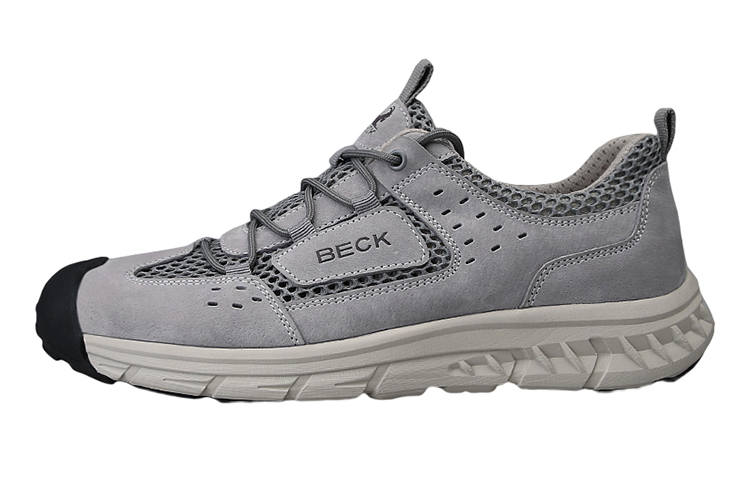 BECK Casual Shoes Men's Low Top Gray/Sand