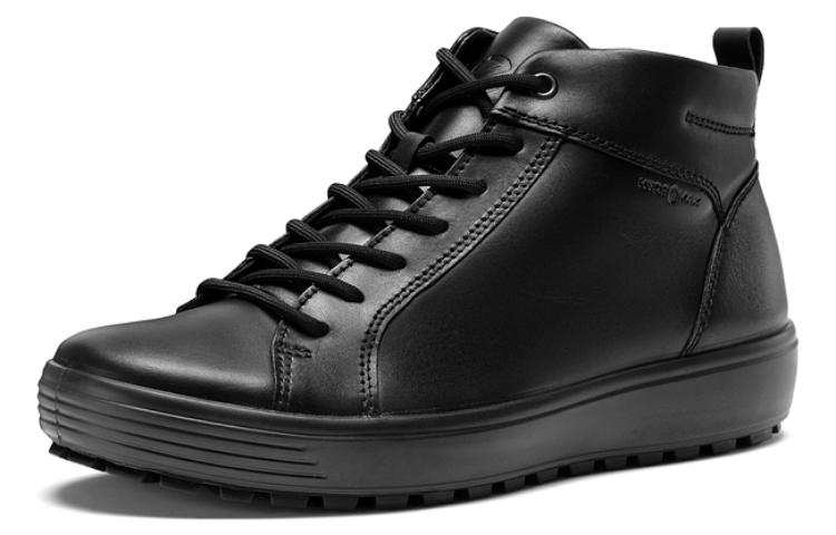Ecco Ecco SoftCool Size 7 High top Skateboard Shoes Men's Black