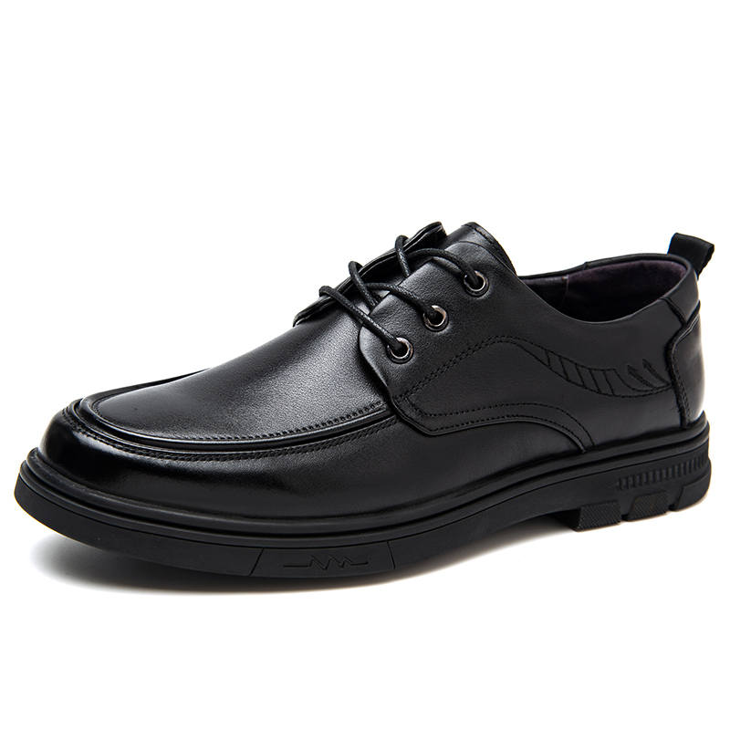 SHUPATE Cow Leather Casual Shoes Men's Black