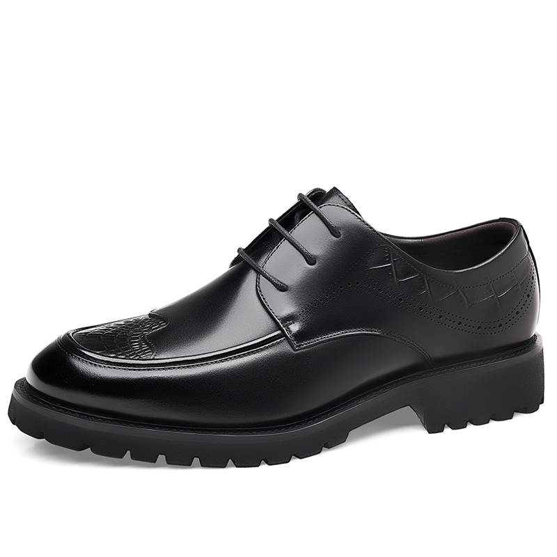 KACHILANG Top Grain Cow Leather Men's Casual Shoes Men's